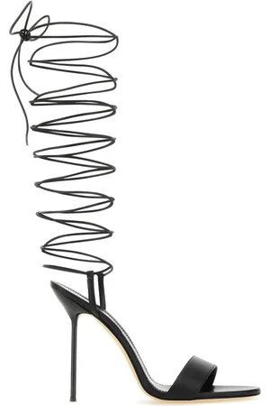 PARIS TEXAS High Heel Sandals, female, , Size: 11 US Guya 105mm Lace-Up Sandals