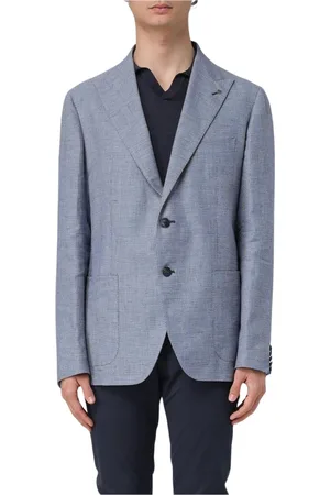 TAGLIATORE Blazers, male, , Size: L Elegant Tailored Wool Jacket