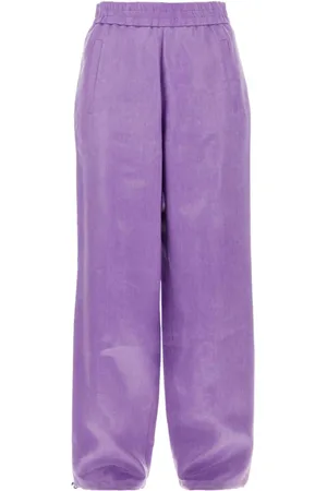 J.W.Anderson Wide Trousers, female, , Size: 2XS High-Shine Wide-Leg Trousers