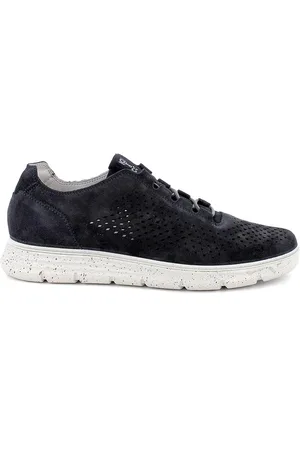 IGI&CO Sneakers, male, , Size: 9 US Low-Sole Sneakers with Perforated Patterns