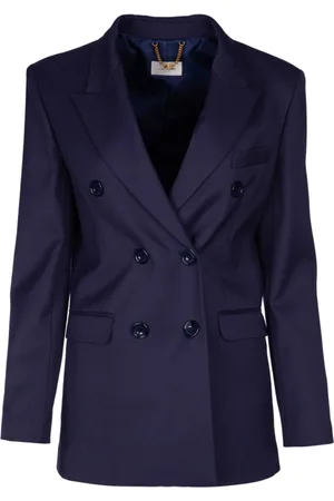 Elisabetta Franchi Blazers, female, , Size: XS Double-Breasted Blazer