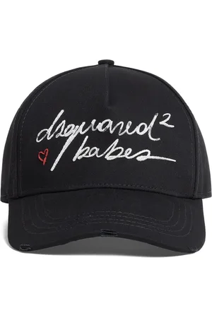 Dsquared2 Caps, female, , Size: ONE SIZE Baseball Hat with Hearts