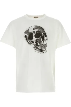 Alexander McQueen T-Shirts, male, , Size: L Classic Cotton T-Shirt