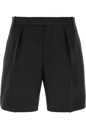 Alexander McQueen Casual Shorts, male, , Size: L Wool Bermuda Shorts