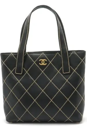 CHANEL Pre-owned Tote Bags, female, , Size: ONE SIZE Pre-owned Leather totes