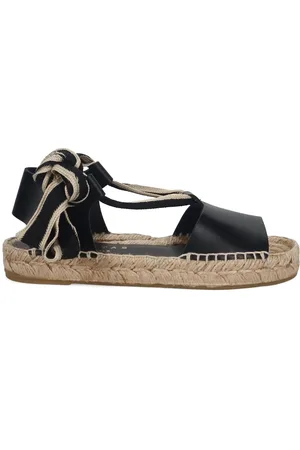 Paloma Barceló Flat Sandals, female, , Size: 10 US Leather Sandals Aintza