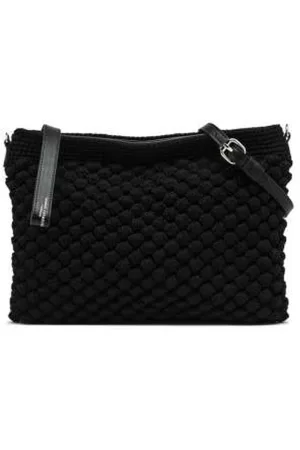 Gianni chiarini Shoulder Bags, female, , Size: ONE SIZE Bubble Effect Pouch with Leather Details