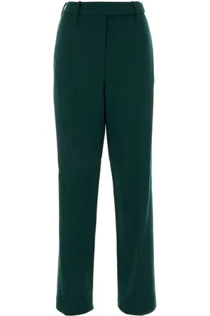 ALEXANDRE VAUTHIER Straight Trousers, female, , Size: XS Dark Wool Pants