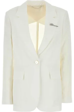 BLUMARINE Blazers, female, , Size: 2XS Gabardine Blazer for Women