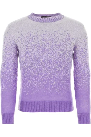 MCM Round-neck Knitwear, male, , Size: XL Stylish Two-Tone Knit Pullover