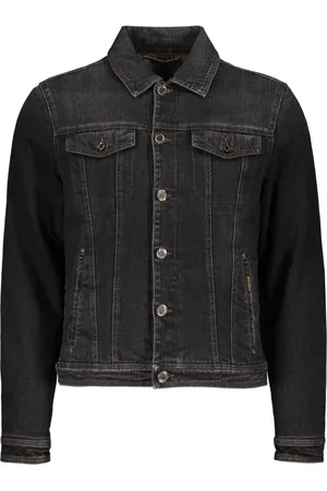 MOORER Denim Jackets, male, , Size: 3XL Denim Goose Down Padded Jacket
