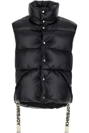 Khrisjoy Vests, male, , Size: S Shiny Puff Sleeveless Down Jacket