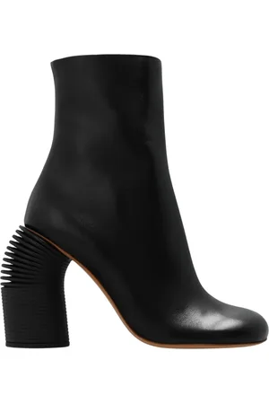 OFF-WHITE Heeled Boots, female, , Size: 6 US Tonal Ankle Boots