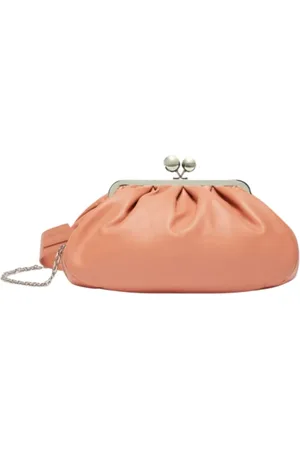 Max Mara Clutches, female, , Size: ONE SIZE Leather Clutch Bag Medium