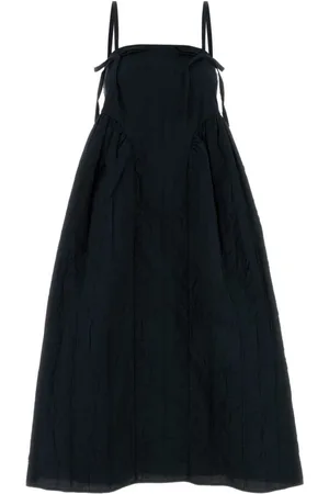 Cecilie Bahnsen Maxi Dresses, female, , Size: 2XS Dark Cotton Blend Dress