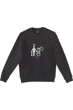Paul Smith Sweatshirts, male, , Size: XL Skater and Bike Embroidered Sweatshirt