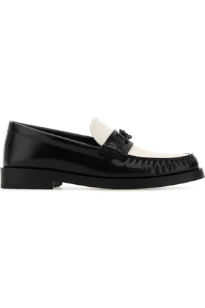 Jimmy Choo Loafers, female, , Size: 6 1/2 US Addie Two-tone Leather Loafers
