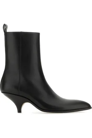 Bally Heeled Boots, female, , Size: 7 1/2 US Side Zipped Pointed Toe Boots