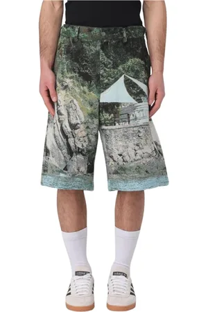 Msgm Long Shorts, male, , Size: M Landscape Shorts