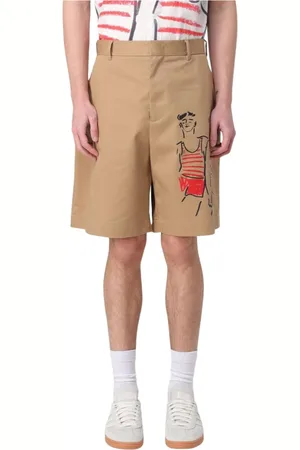 Msgm Casual Shorts, male, , Size: S Casual Cotton Shorts for Men