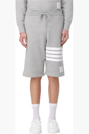 Thom Browne Casual Shorts, male, , Size: 2XL Navy Casual Sweat Shorts