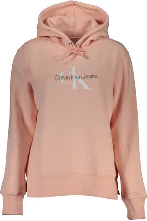 Calvin Klein Hoodies, female, , Size: XS Hoodie with Print and Embroidery