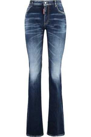 Dsquared2 Boot-cut Jeans, female, , Size: M Vintage Twiggy Jeans with Copper Details