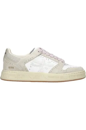 Premiata Sneakers, male, , Size: 12 US Suede Sneakers with White Leather Details
