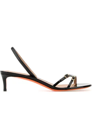 santoni High Heel Sandals, female, , Size: 8 US Leather Virna Sandals