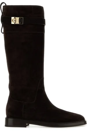 Salvatore Ferragamo High Boots, female, , Size: 5 1/2 US Roly Ankle Boots for Women