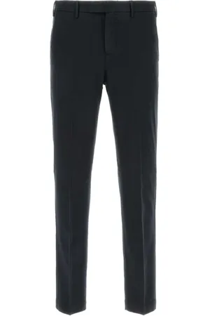 PT Torino Slim-fit Trousers, male, , Size: 3XL Dark Stretch Cotton Blend Pant
