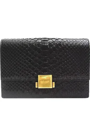 Saint Laurent Pre-owned Clutches, female, , Size: ONE SIZE Pre-owned Leather clutches