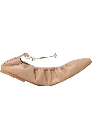 Twin-Set Ballerinas, female, , Size: 8 US Elegant Camel Ballet Flats