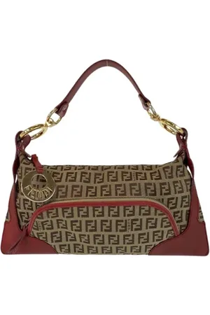 Fendi Pre-owned Shoulder Bags, female, , Size: ONE SIZE Pre-owned Canvas fendi-bags
