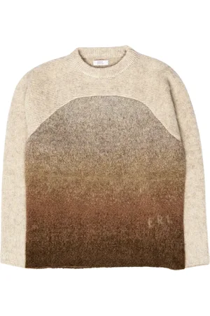 ERL Round-neck Knitwear, male, , Size: M Rainbow Gradient Sweater