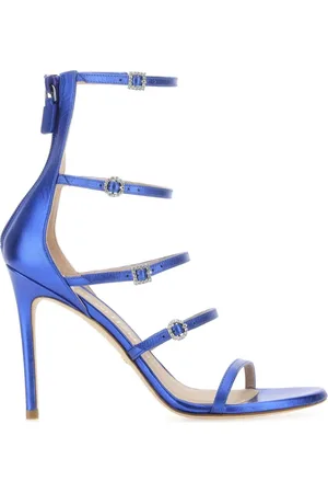 Stuart Weitzman High Heel Sandals, female, , Size: 7 1/2 US Electric Leather Dusk Sandals
