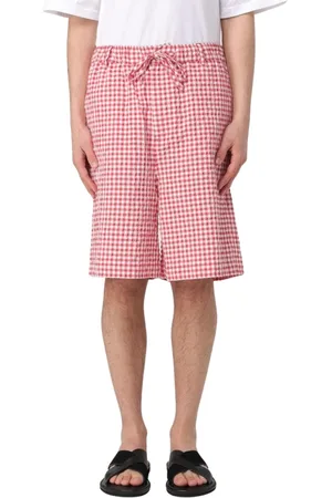 Marni Casual Shorts, male, , Size: L Check Cotton Shorts