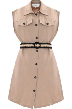 Kocca Shirt Dresses, female, , Size: S Buttoned mini dress with pockets
