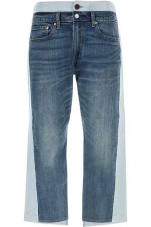 JUNYA WATANABE Straight Jeans, male, , Size: M Two-tone denim jeans