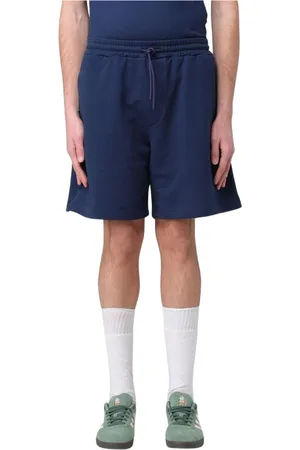 Msgm Casual Shorts, male, , Size: M Casual Black Shorts for Men