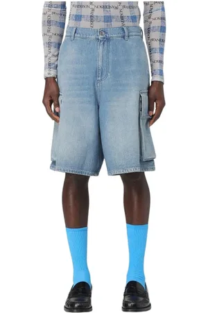 J.W.Anderson Denim Shorts, male, , Size: M Denim Cargo Shorts with Pockets