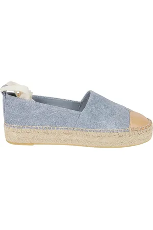Tory Burch Espadrilles, female, , Size: 8 US Flat Cap-Toe Espadrille Shoes