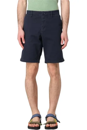 sun68 Casual Shorts, male, , Size: W33 Navy Tailored Casual Shorts