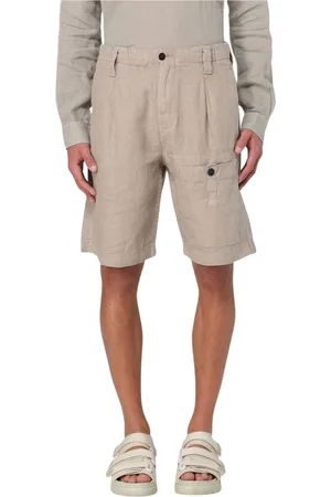 C.P. Company Casual Shorts, male, , Size: XS Linen Casual Shorts