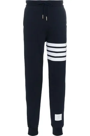 Thom Browne Sweatpants, male, , Size: 2XL Engineered 4-Bar Jersey Sweatpant