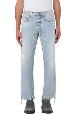 Cycle Straight Jeans, male, , Size: W34 Distressed Denim Jeans Men