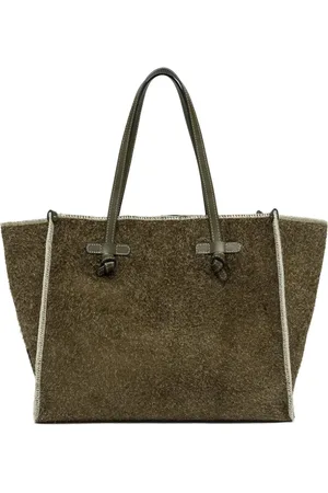 Gianni chiarini Tote Bags, female, , Size: ONE SIZE Luxurious Suede Shopper Bag Marcella