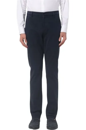 Dondup Slim-fit Trousers, male, , Size: W30 Stretch Gabardine Gaubert Pants