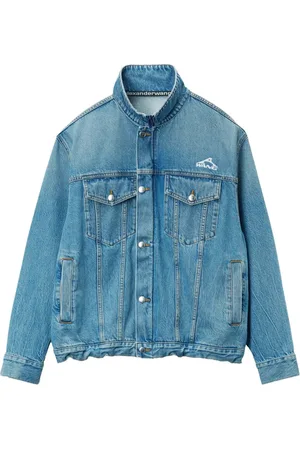 Alexander Wang Denim Jackets, female, , Size: S Light Button-Up Outerwear