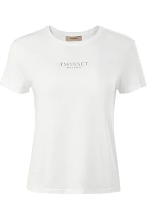 Twin-Set T-Shirts, female, , Size: L Short Sleeve Printed T-Shirt